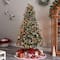 7.5ft. Pre-Lit Snow Tipped Aspen Spruce Artificial Christmas Tree, White LED Lights
